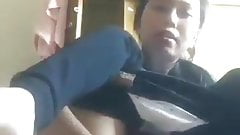 Horny Asian Girl Masturbate